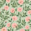 Hampton Roses Wallpaper Cole and Son Rose/Leaf Green 118/7014