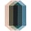 Diamond Nude Petrol Rug Gan Rugs 300x390 cm 166936