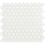 Mosaico Circle Vidrepur White Matt 6106C