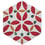 Ciclamino Tile Le Nid Red ciclamino-red-20X20X1.9 25pcs