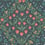 Tudor Garden Wallpaper Cole and Son Rouge/Forest Green 118/2002