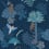 Singerie Wallpaper Maison Martin Morel Blueprint singerie-blueprint