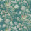 Hydrangea Bird Archive Fabric GP & J Baker Teal BP10851.5