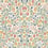 Court Embroidery Wallpaper Cole and Son Coral/Marigold/Hyacinth 118/13029
