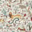 Trematonia Fabric House of Hackney Ecru 1-FA-TRE-JQ-ECR-XXX-XXX