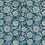 Papier peint panoramique Pivoines Le Grand Siècle Bleu paon PD-PIVO