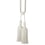 Fleurs de lin two tassels tieback Houlès Ivoire 35485-9020