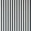 Closet Stripe Wallpaper Farrow and Ball Off black ST/351