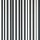 Papier peint Closet Stripe Farrow and Ball Off black ST/351