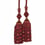 Vendôme beaded two tassels tieback Houlès Amarante 35476-9300