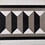Géométrie Cement frieze Carodeco Frise 4070-1