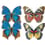 Butterflies Mix 8 Panel Curious Collections Bleu/Rose CC-butterflies-mix-8