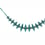 Onyx cord tieback Houlès Turquoise 35616-9740