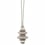 Onyx Metal key tassel Houlès Argenté 35085-9920