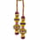 Beaugency beaded two tassels tieback Houlès Kaki 35877-9745