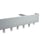 Cosmo Aluminum Right Rod Ceiling Installation Kit Houlès Nickel Brossé Mat T5006-157