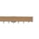 Cosmo Wood rod wall installation kit Houlès Nickel Brossé Mat & Chêne Naturel T0870-5701