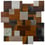 Square Mosaic Vitrex Brown 920003