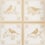 Papier peint Fortoiseau Nina Campbell Ivory/Gold NCW4356-01