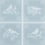 Papier peint Fortoiseau Nina Campbell Aqua NCW4356-04