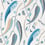 Papier peint Colbert Nina Campbell Blue NCW4353-05