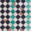 Papel pintado Turquoise Chess Coordonné Turquoise 3000003