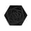 Piastrella Floral Theia Black Matte Floral-Black-M