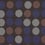 Circles Fabric Maharam Violet and Sepia 466475-010