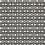 Tissu Facet Maharam Black White 459850-001