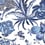 Exotic Curiosity adhesive wallpaper York Wallcoverings Blue RMK11881RL