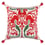 Transylvanian Suzani Embroidered Linen Cushion Mindthegap 50x50 cm LC40083