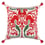 Transylvanian Suzani Embroidered Linen Cushion Mindthegap 50x50 cm LC40083