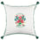 Transylvanian Florilegium Embroidered Linen Cushion Mindthegap 50x50 cm LC40084