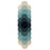Tapis Optical flower Orla Kiely Teal 061207067230