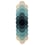 Tappeti Optical flower Orla Kiely Teal 061207067230