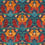 Samt Viceroy Matthew Williamson Saffron/teal F6943-03