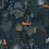 Papier peint Arbres & Animaux de la Forêt Lilipinso noir-bleu-nuit H0642