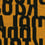 Letters Fabric Kvadrat Orange 2521_C0540