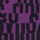 Letters Fabric Kvadrat Violet 2521_C0650