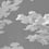 Papier peint panoramique Nuages Le Grand Siècle Gris souris Nuages-Gris 65x350 cm