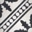 Palmblad cement Tile Marrakech Design Svartvit Palmblad-svartvit