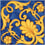 Carreau Ieranto Francesco De Maio Arancio, Blu, Giallo Ieranto_20x20