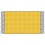 Teppich Fliesen Keramik Carpet Bordüre 1 Francesco De Maio Giallo CARPET-50.F01.B01-G