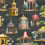 Follies Wallpaper Mulberry Ebony FG093.A2