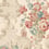 Floral Rococo Wallpaper Mulberry Red Green FG103.V117