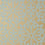 Papel pintado Allison Thibaut Aqua/Metallic Gold T35176