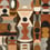 Carta da parati murale Modelage Casamance Terracotta Sable 75564180