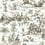Papier peint Bucolic Toile Coordonné Khaki A00036