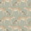 Leopard Walk Wallpaper Cole and Son Beige/Vert 109/2009
