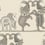 Safari Dance Wallpaper Cole and Son Beige/Gris 109/8037